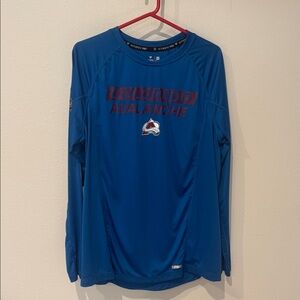 Colorado Avalanche Fanatics Authentic Pro Blue Shirt